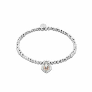 Cariad® Sterling Silver Sparkle Affinity Bracelet with Topaz